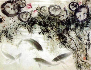第三世多杰羌佛的限量复制画“莲塘鲤鱼”与“灵猫”创下复制品限量版拍卖之最高记录-图片1