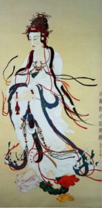 南无羌佛中国画画作《南无观世音菩萨》